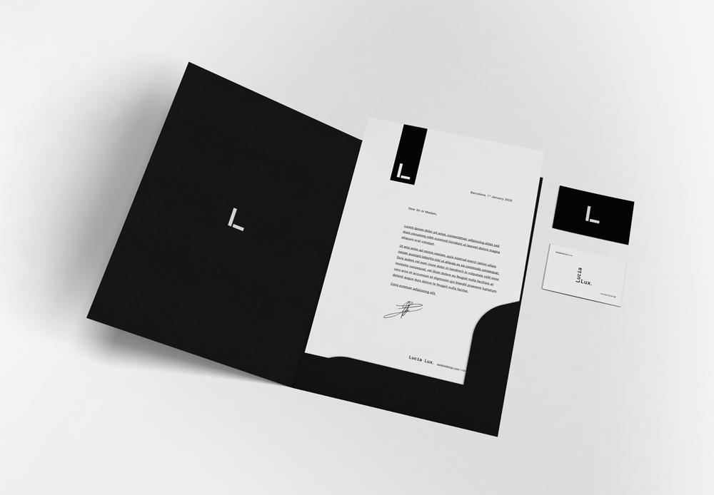 Lucia Lux stationary